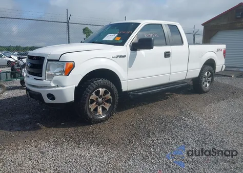 2014 Ford F-150 Stx из США, поврежденный, VIN 1FTEX1EM3EFC30106